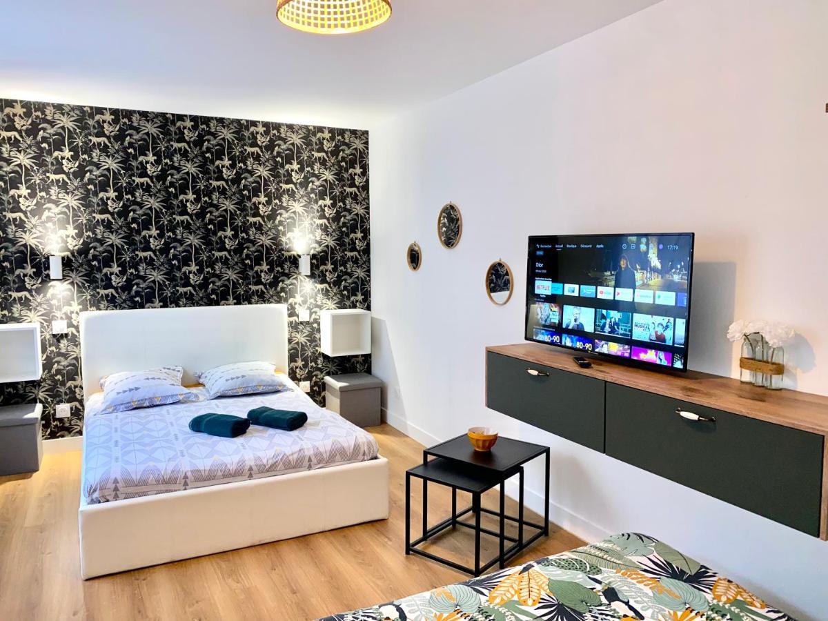 Superbe Appt Avec Cour Et Parking Gratuit A 5Min De La Cite Medievale Carcassonne Exterior foto